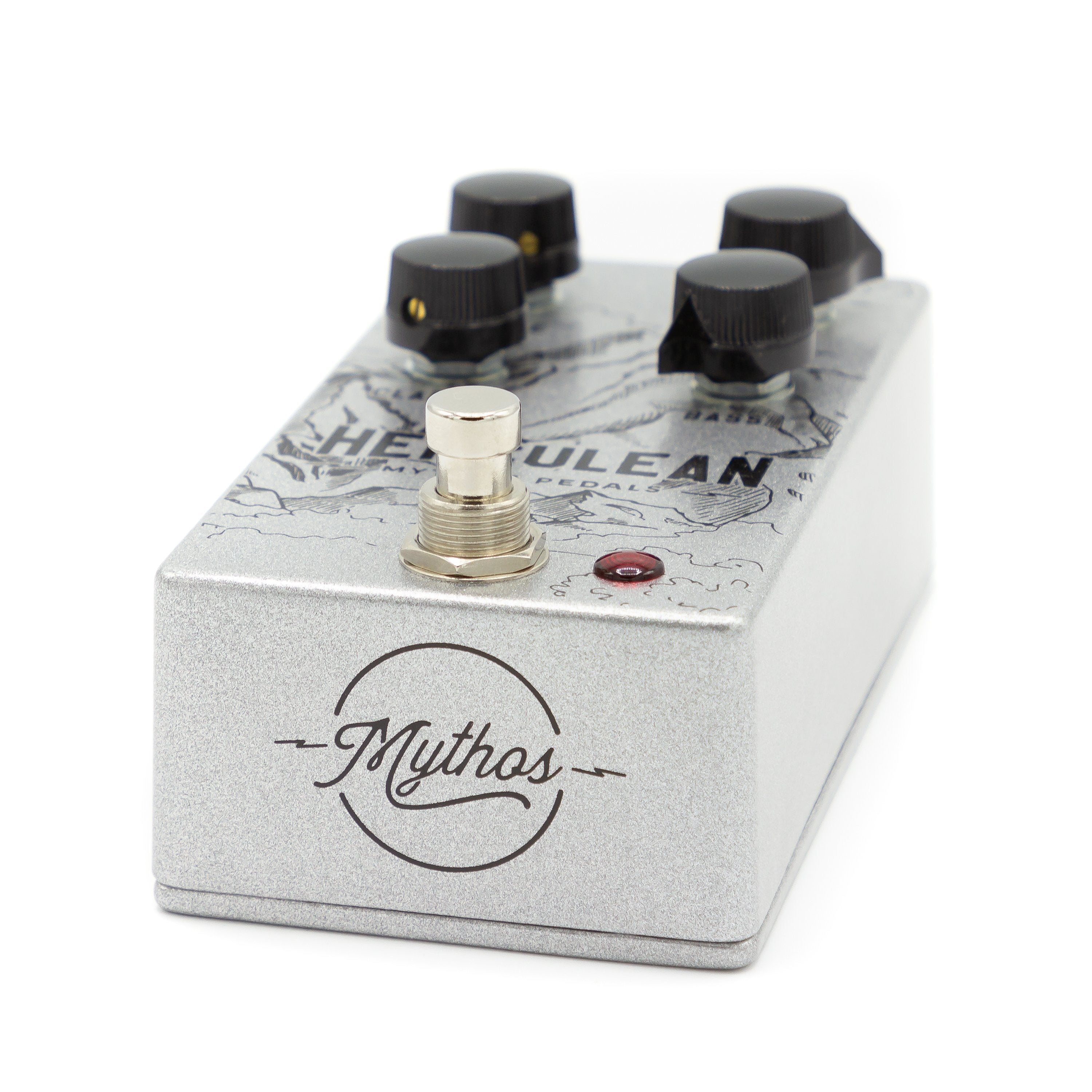 Mythos Pedals - Herculean V2 Overdrive - Top Jack | Mass Street Music