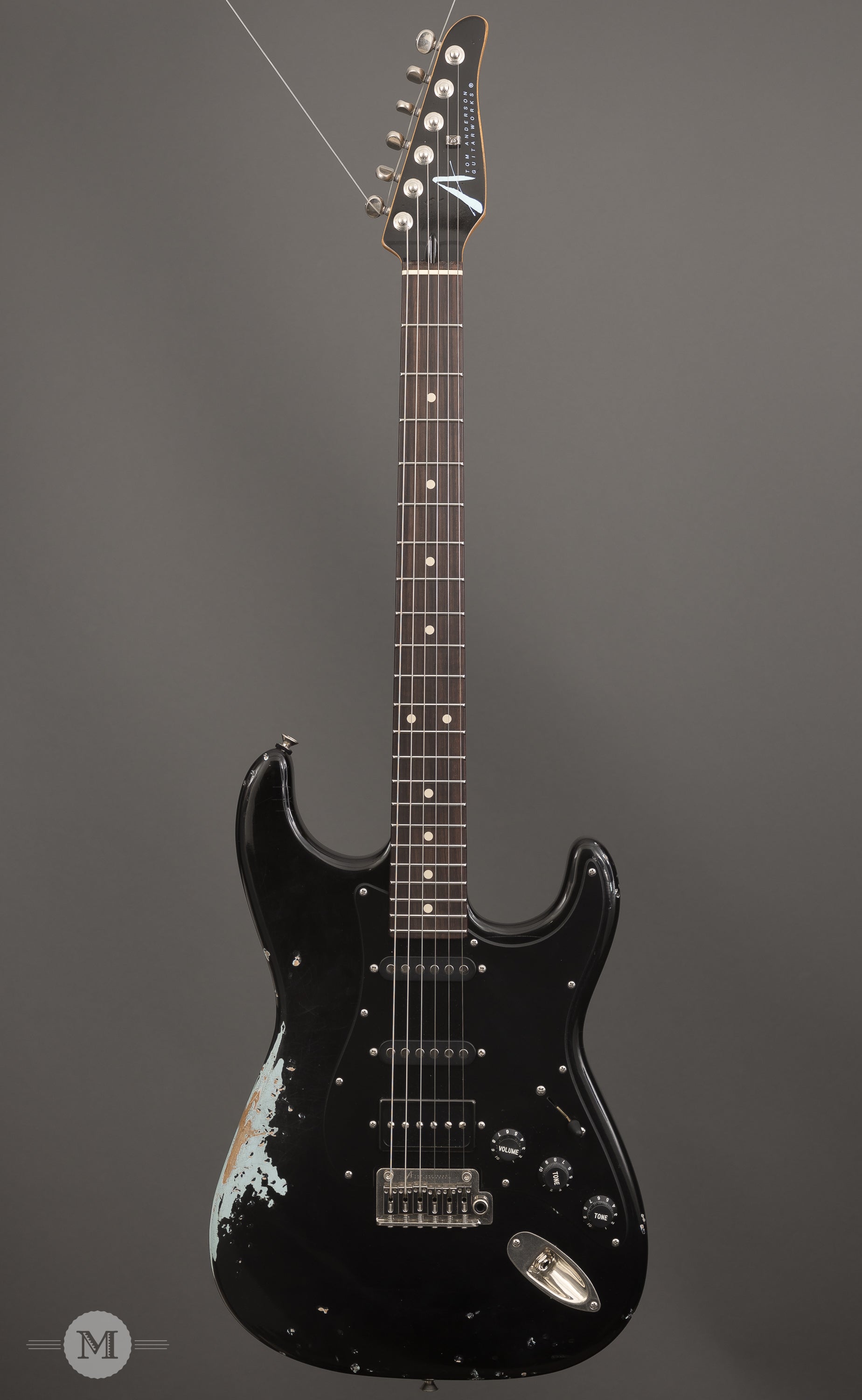 Tom Anderson Electric Guitars - Icon Classic - Black over Sonic