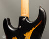 Tom Anderson Electric Guitars -  Icon Classic - Black over Tobacco Burst Distress Level 3 - Heel