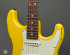 Tom Anderson Electric Guitars - Icon Classic HSS - Corvette Yellow Over Black - Distress Lvl 3 - Frets