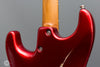 Tom Anderson Electric Guitars - Icon Classic - Candy Apple Red - Distress Level 2 - Heel