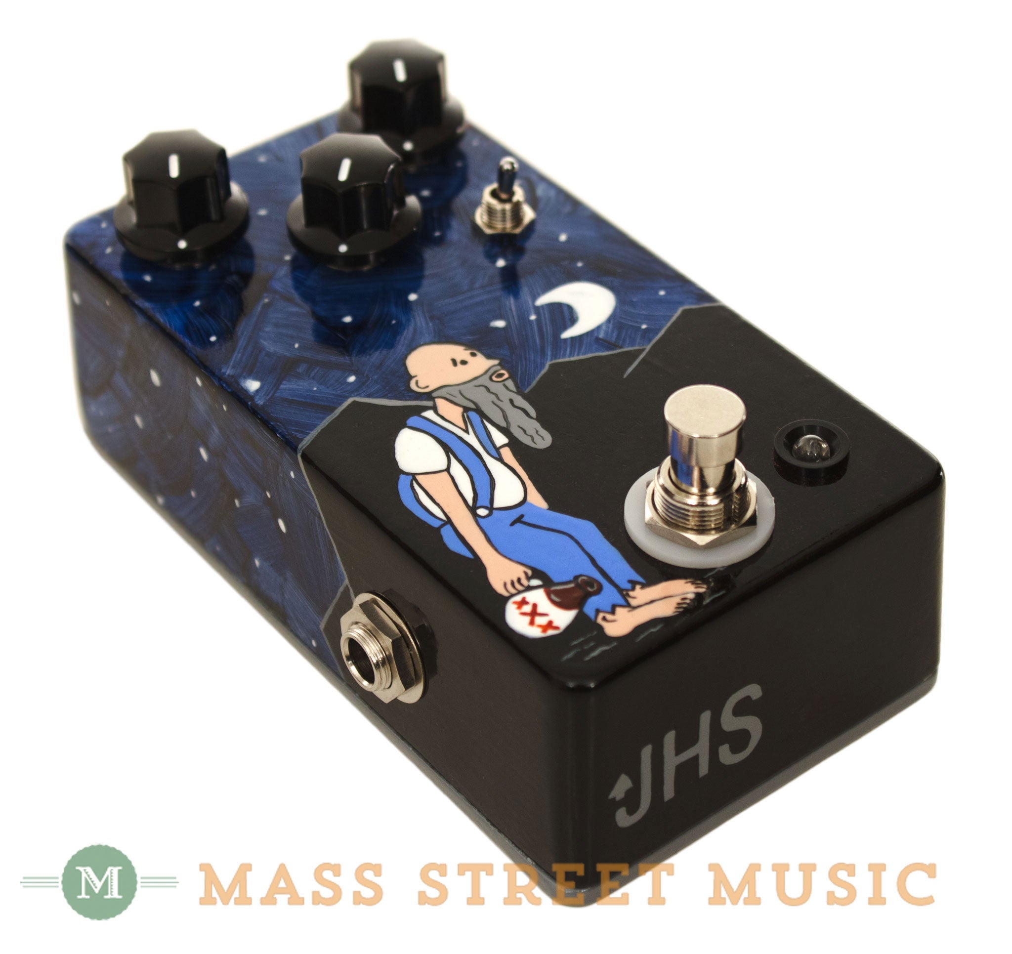 hand painted guitar pedals JHS Effect Pedals - Hand-Painted Moonshine Overdrive