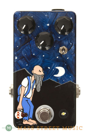 JHS Moonshine Overdrive pedal handpainted hillbilly - front