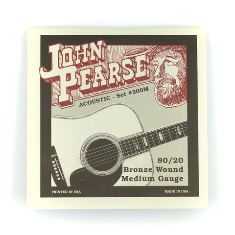 John Pearse - 80/20 Bronze Medium Acoustic Strings