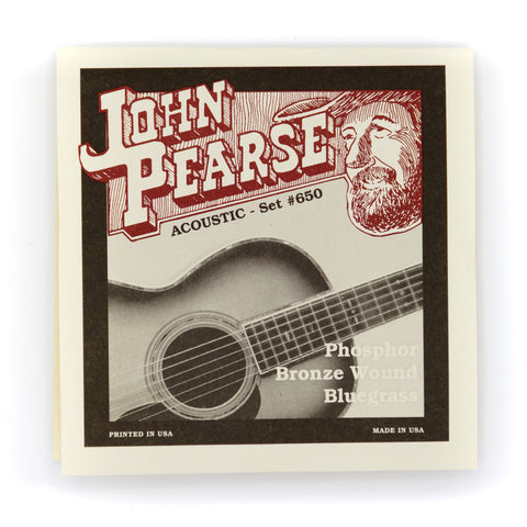 John Pearse - Phosphor Bronze Bluegrass Acoustic Strings