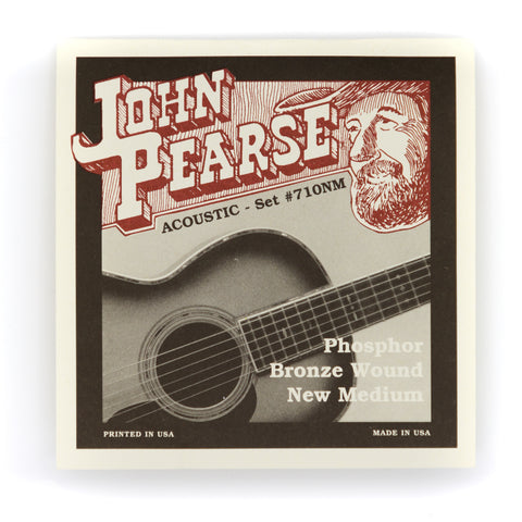 John Pearse - Phosphor Bronze New Medium Acoustic Strings