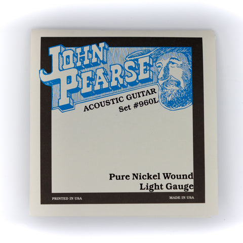 John Pearse - Pure Nickel Wound Light Acoustic Strings