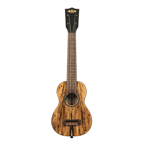 Kala Ukuleles - KA-MG-SLNG Spalted Mango Long Neck Soprano - Soprano Uke