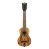 Kala Ukuleles - KA-MG-SLNG Spalted Mango Long Neck Soprano - Soprano Uke