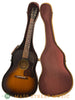 Kalamazoo KG-14 Sunburst 1941 Acoustic Guitar - case open with guitar