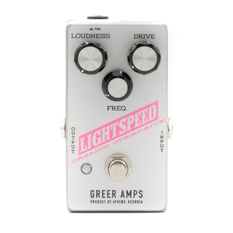 Greer Amps - Lightspeed Organic Overdrive Electropink Night