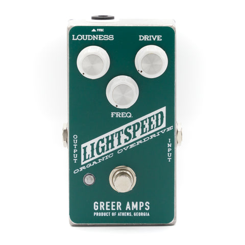 Greer Amps - Lightspeed Organic Overdrive Green