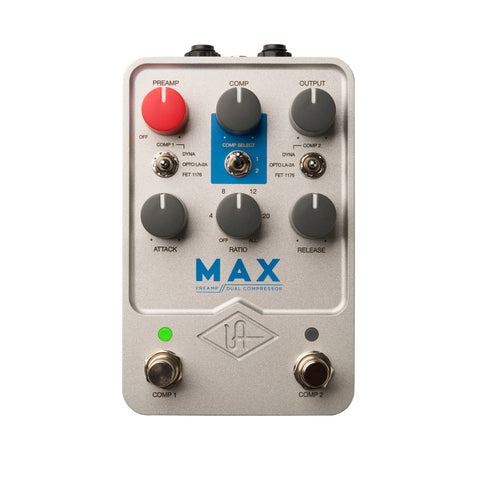 Universal Audio Effects Pedals - MAX Preamp & Dual Compressor