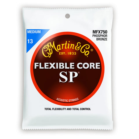 Martin Acoustic Strings - Flexible Core SP Mediums Phos MFX750