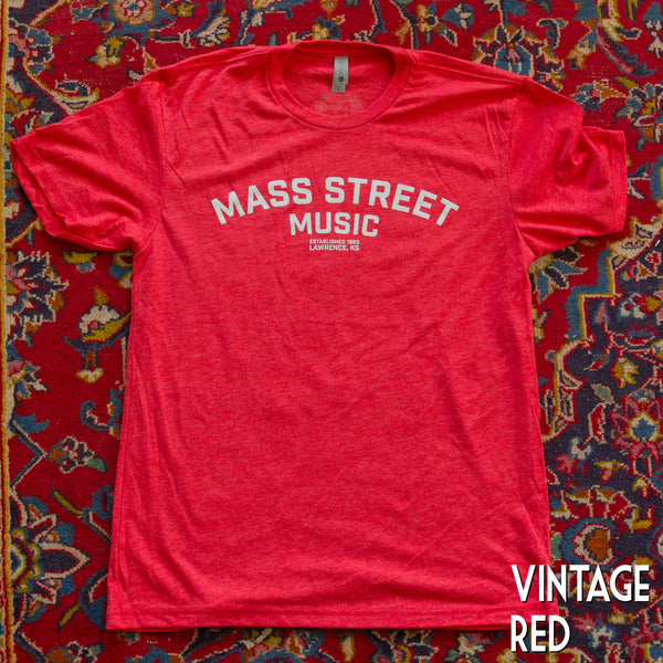 Mass Street Music - Block Logo - T-Shirt | Mass Street Music
