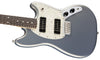 Fender Electric Guitars - Mustang 90 - Silver - Angle