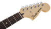 Fender Electric Guitars - Mustang 90 - Silver - Headstock
