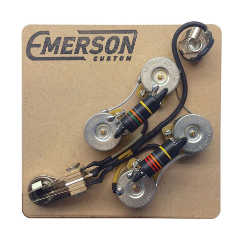Emerson Custom SG Prewired Kit (500K Pots / 0.022uf/0.015uf Bumblebees) - Front
