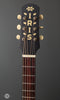 Iris Guitars - OG - Black - Ivoroid with Firestripe Guard - Headstock
