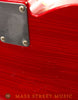 Seuf OH-20 Candy Apple Red Electric Guitar - back detail
