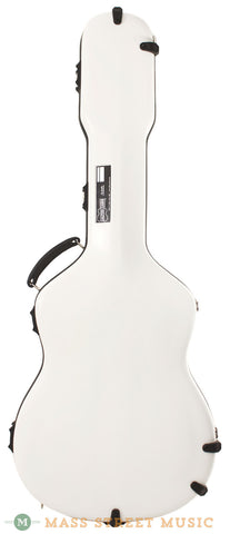 Calton White/Blue OM Guitar Case - front