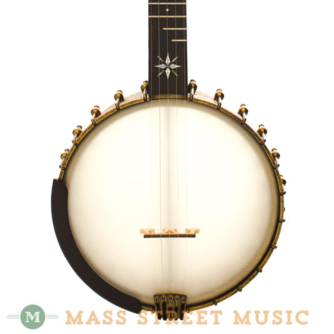 Ome Used North Star 11" Tubaphone Open-Back Banjo - front close