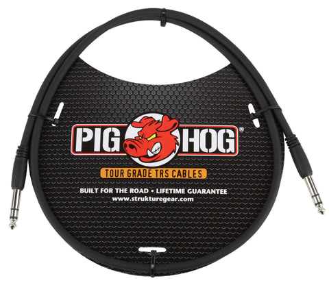 Pig Hog Cables - Balanced 1/4" TRS Cable - 3ft