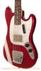 Fender Pawn Shop Mustang Bass Red - front angle