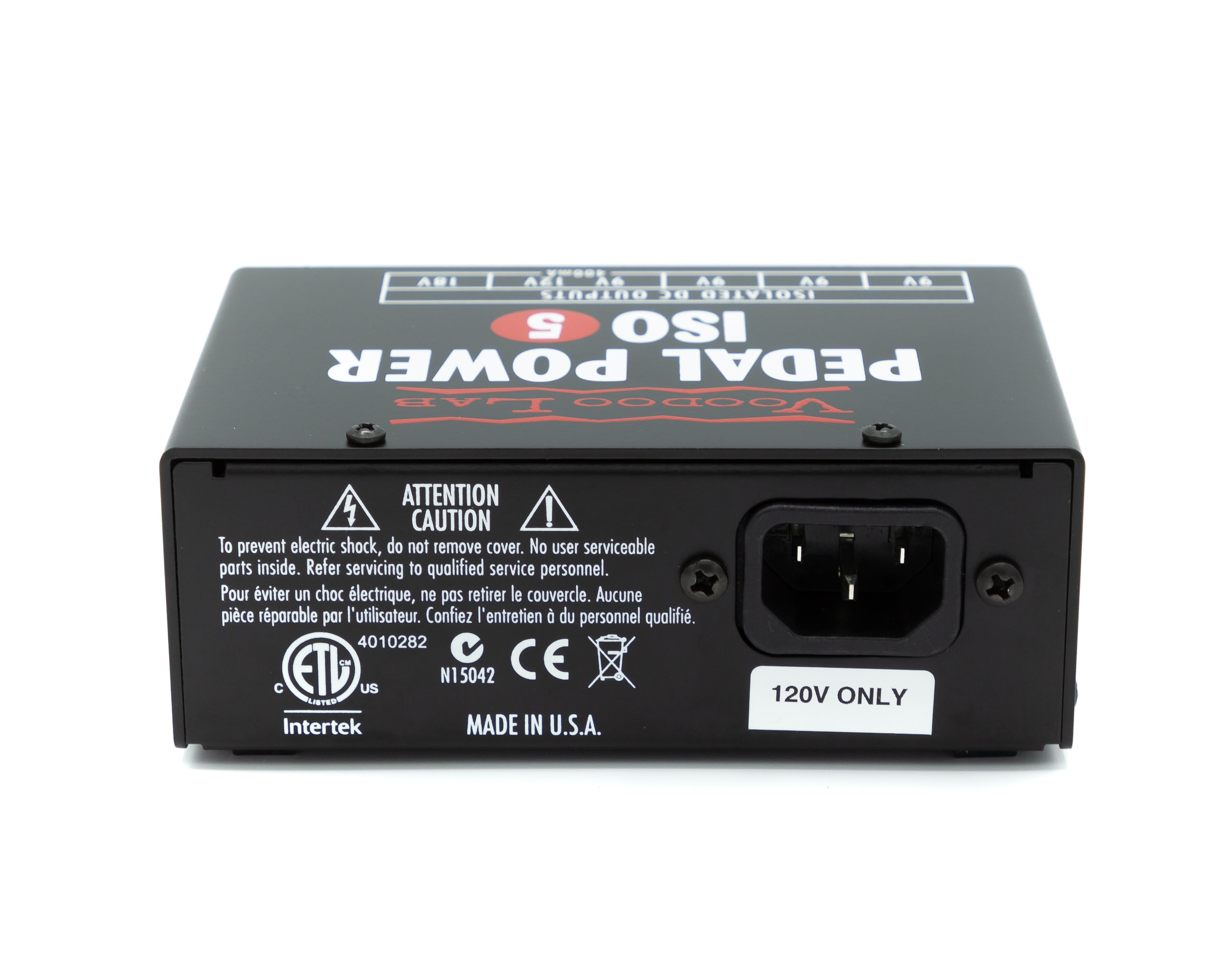 Voodoo Lab Pedal Power Supplies - Pedal Power ISO 5