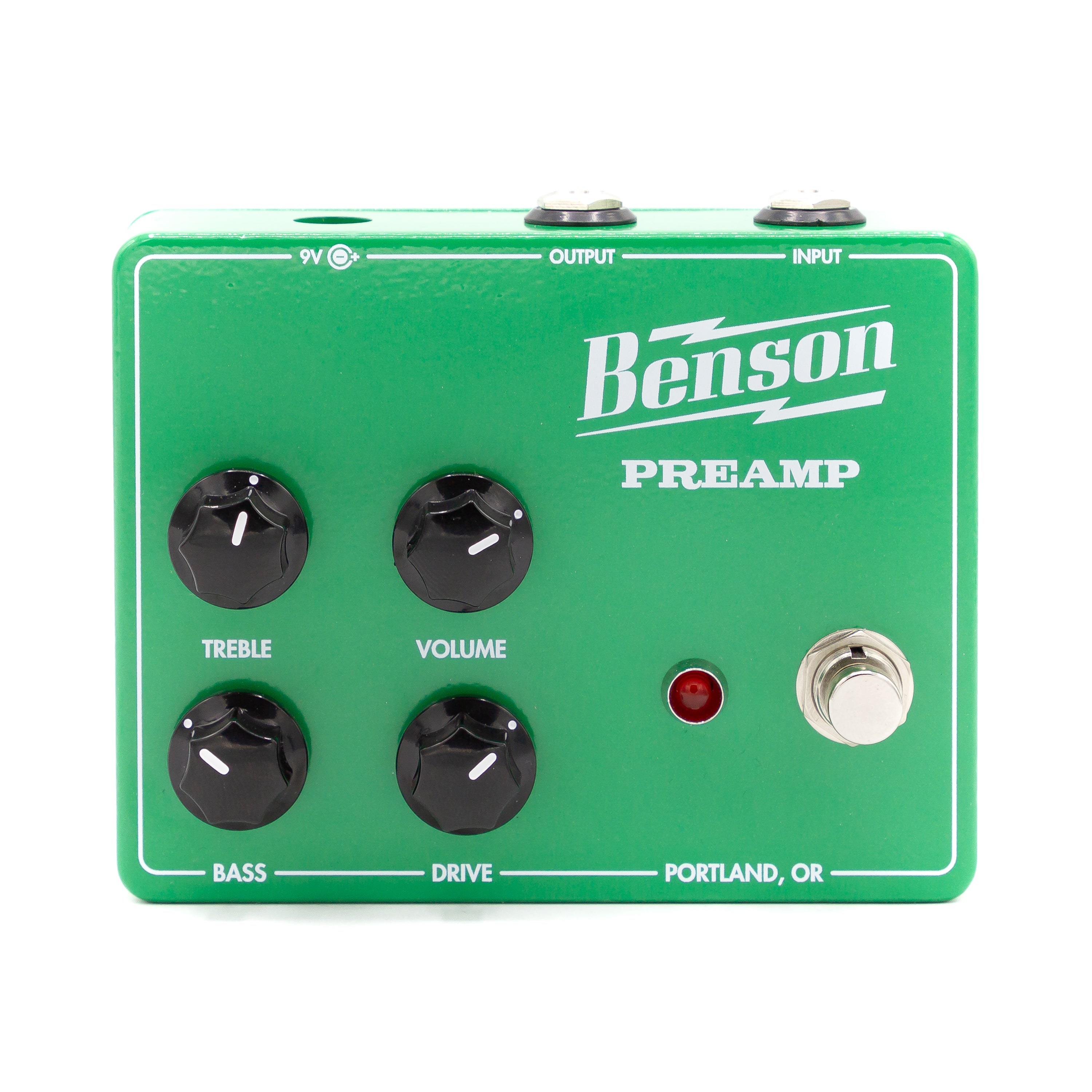 clean preamp pedal Benson Amps - Preamp Pedal - MSM Exclusive Green