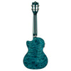 Lanikai QM-BLCET Quilted Maple Blue Cutaway Electric Tenor