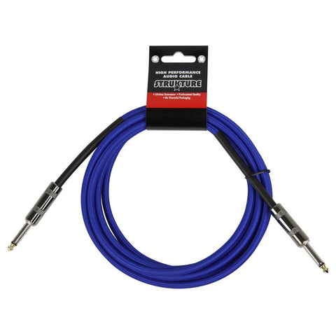Strukture Cables - 10' Instrument Cable - Woven Blue