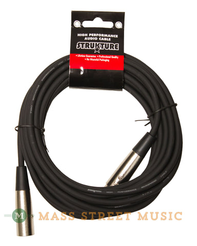 Strukture SMC20 20 foot Microphone Cable, Black