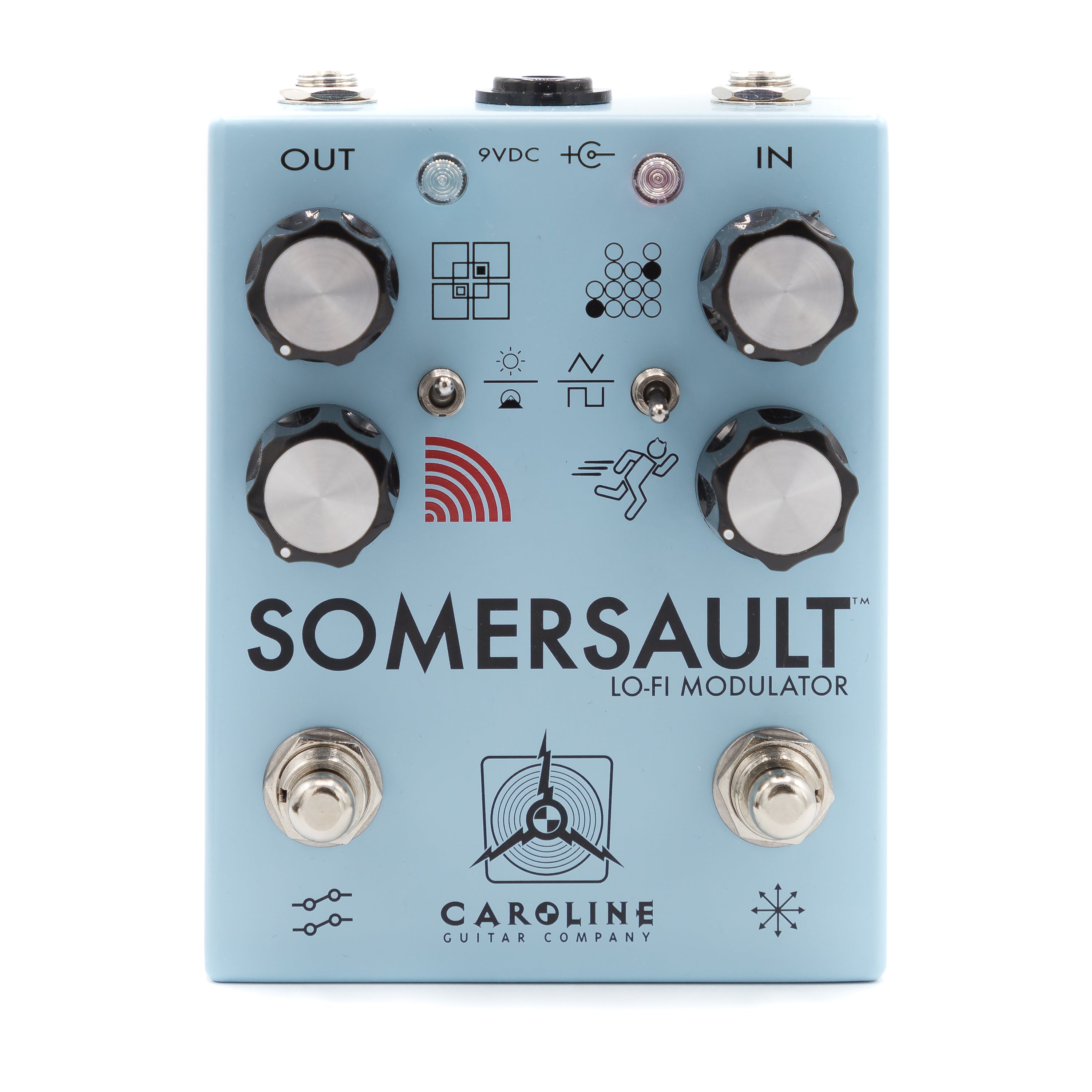 circle electric pedals Caroline Guitar Effect Pedals - Somersault Lo-Fi Modulator