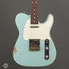 Tom Anderson Electric Guitars - T Icon - Daphne Blue In-Distress Level 2 - Front Close
