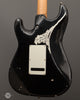 Tom Anderson Guitars - Icon Classic -  Black over Olympic White - In-Distress Lv3 - Angle Back