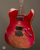 Tom Anderson Guitars - Top T - Shorty Hollow - Strawberry Shortcake - WakeSurf With Binding - Angle