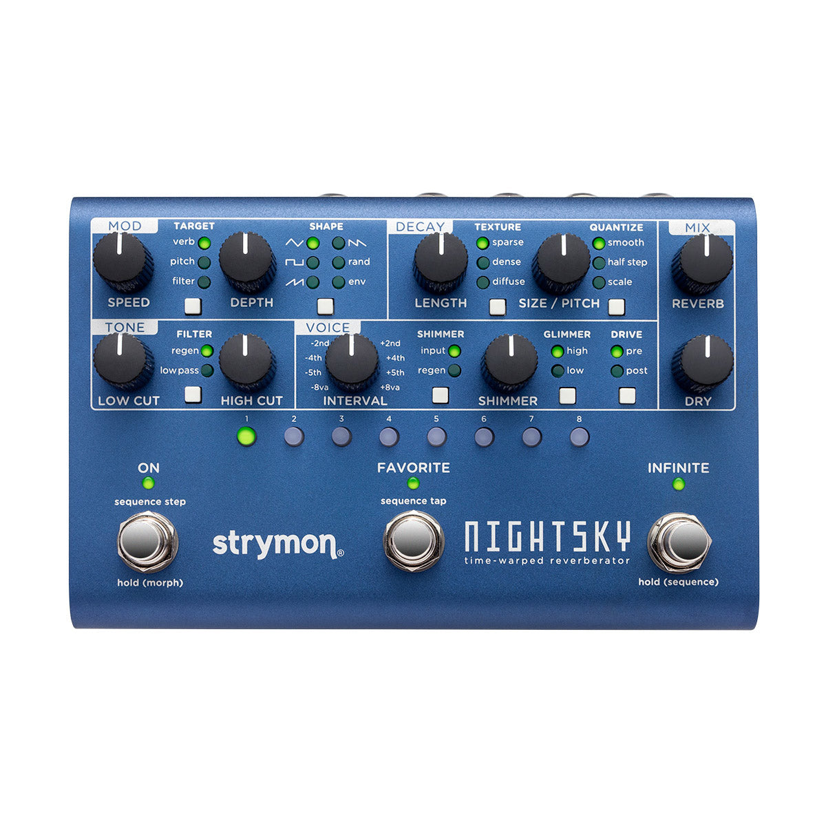 pedal strymon Strymon Effect Pedals - NightSky - Time Warped Reverberator