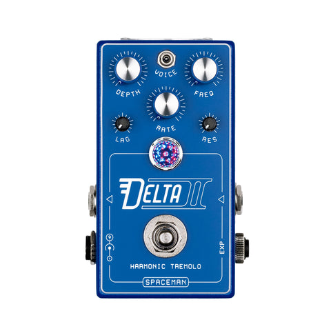 Spaceman Delta II: Harmonic Tremolo - Blue - Front