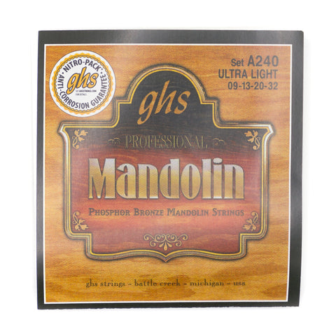 GHS Mandolin Strings - Ultra Light A240