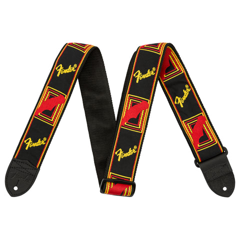 Fender Guitar Strap - Mono Yellow/Red