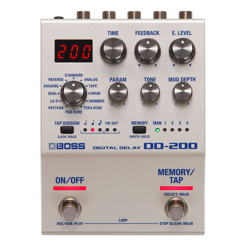 BOSS Effect Pedals - DD-200 Digital Delay