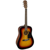 Fender Acoustic Guitars - CD-60 w/ Case - Burst - Angle