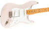 Squier Electric Guitars - Classic Vibe 50s Stratocaster - White Blonde - Angle