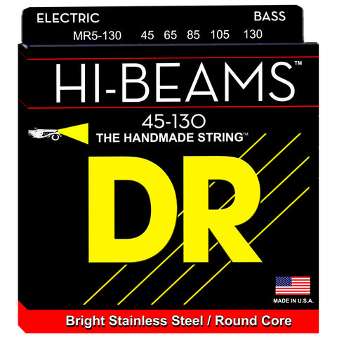DR Hi-Beam 5-String Bass Strings - 45-130 MR5-130