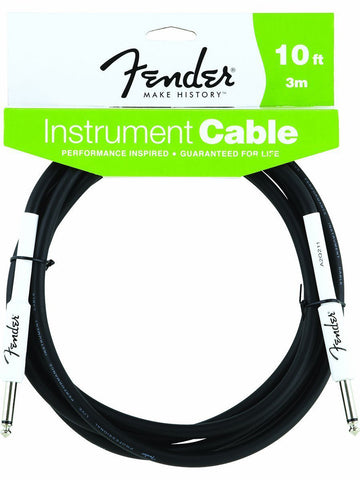 Fender 10' Black Instrument Cable