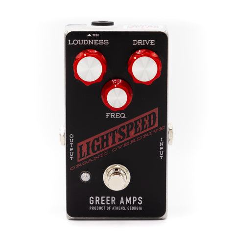 Greer Amps - Lightspeed Organic Overdrive Black and Red