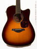 Yamaha FGX720 SCA Acoustic guitar burst finish - front close up
