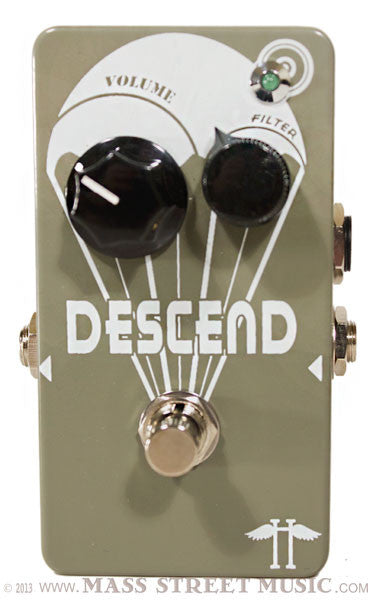 reverse guitar effect pedal Heavy Electronics Descend Reverse Volume Guitar Pedal