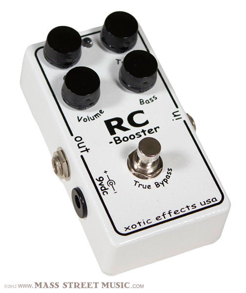 volume boost pedal Xotic RC Booster Guitar Boost Pedal